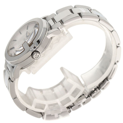 GUCCI Round face Watches 101L Stainless Steel/Stainless Steel Ladies