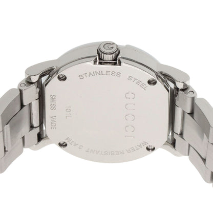 GUCCI Round face Watches 101L Stainless Steel/Stainless Steel Ladies