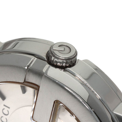 GUCCI Round face Watches 101L Stainless Steel/Stainless Steel Ladies