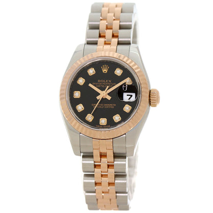 ROLEX DATEJUST 10P Diamond Watches 179171G Stainless Steel/SSxK18PG Ladies