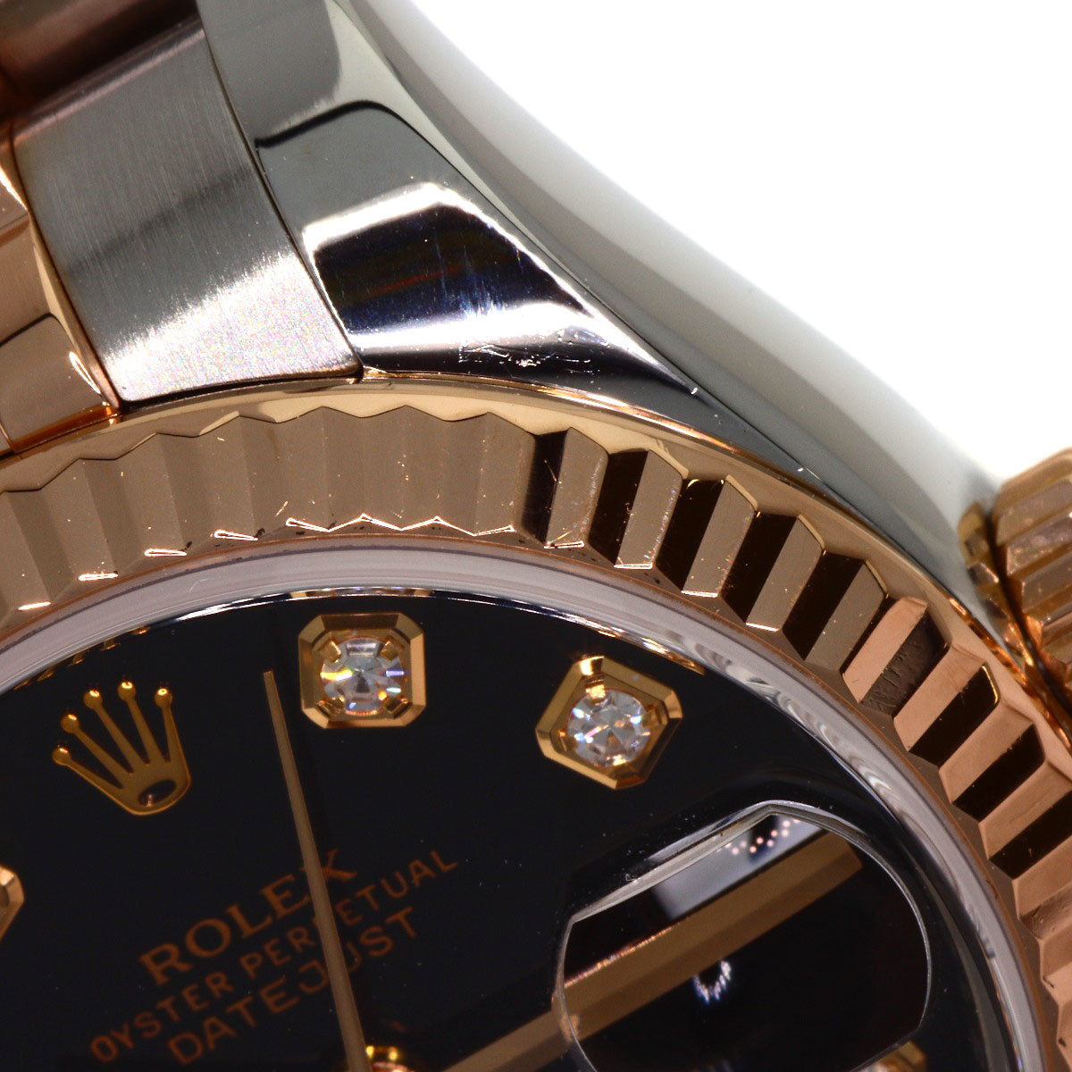 ROLEX DATEJUST 10P Diamond Watches 179171G Stainless Steel/SSxK18PG Ladies