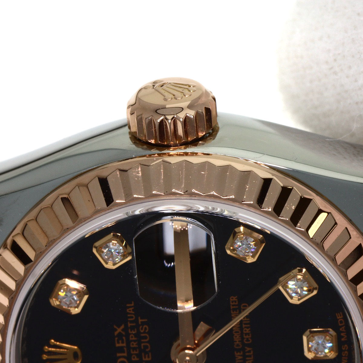 ROLEX DATEJUST 10P Diamond Watches 179171G Stainless Steel/SSxK18PG Ladies