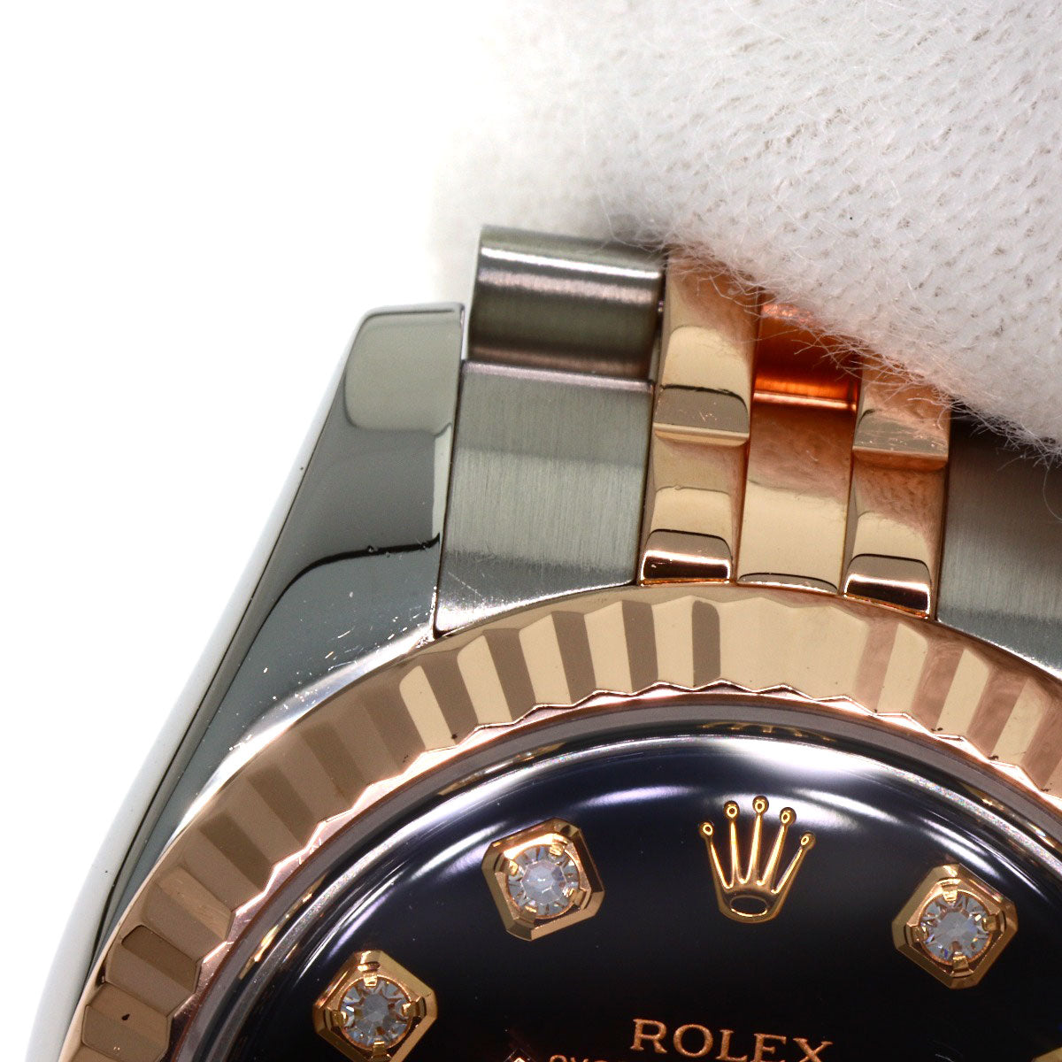 ROLEX DATEJUST 10P Diamond Watches 179171G Stainless Steel/SSxK18PG Ladies
