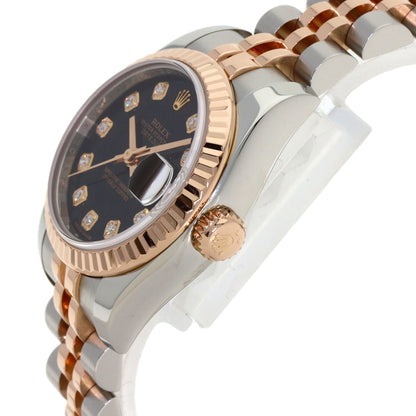 ROLEX DATEJUST 10P Diamond Watches 179171G Stainless Steel/SSxK18PG Ladies