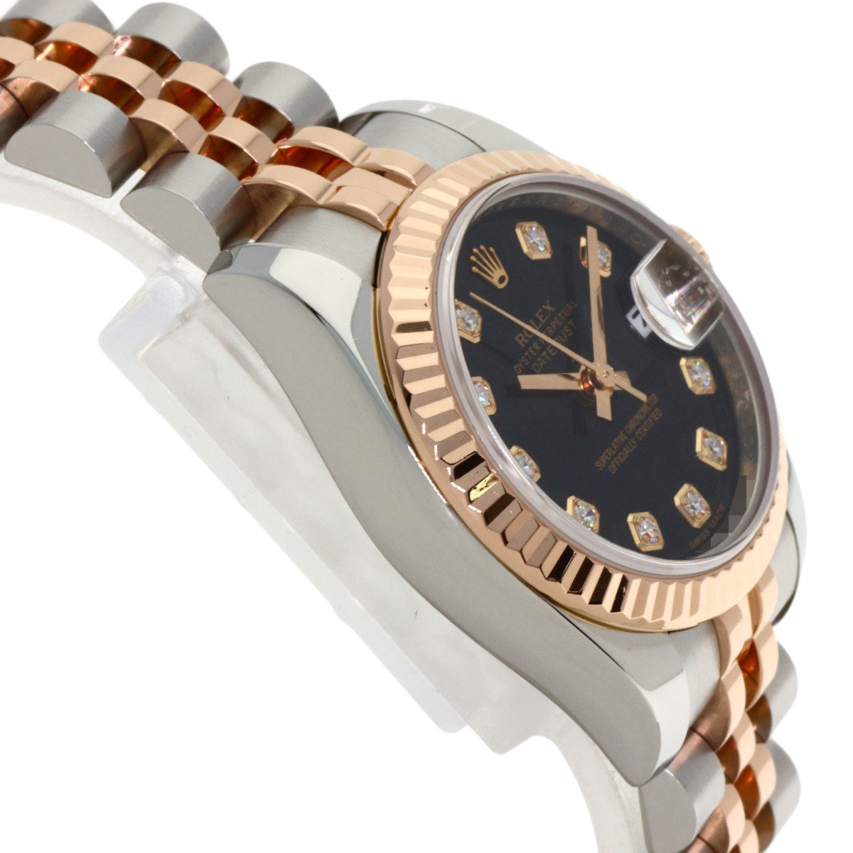 ROLEX DATEJUST 10P Diamond Watches 179171G Stainless Steel/SSxK18PG Ladies