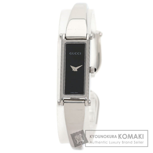 GUCCI Square face Watches 1500L Stainless Steel/Stainless Steel Ladies