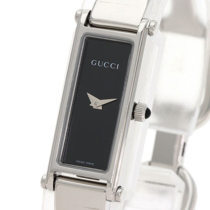 GUCCI Square face Watches 1500L Stainless Steel/Stainless Steel Ladies