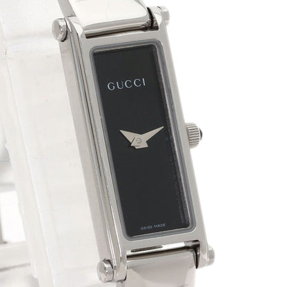 GUCCI Square face Watches 1500L Stainless Steel/Stainless Steel Ladies
