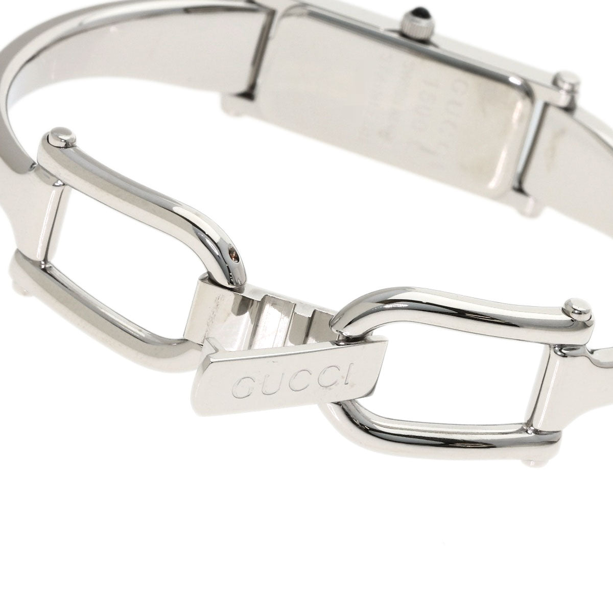 GUCCI Square face Watches 1500L Stainless Steel/Stainless Steel Ladies
