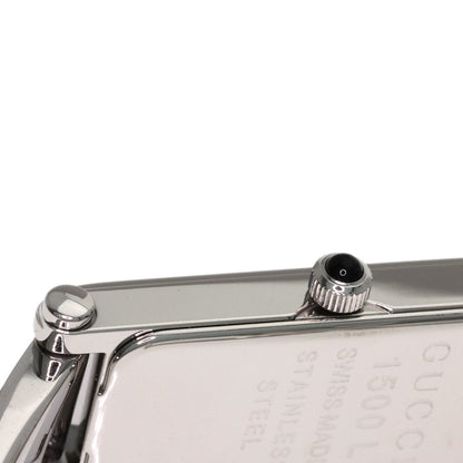 GUCCI Square face Watches 1500L Stainless Steel/Stainless Steel Ladies