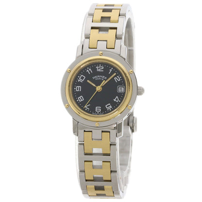 HERMES Clipper Watches CL4.220 Stainless Steel/SSxGP Ladies