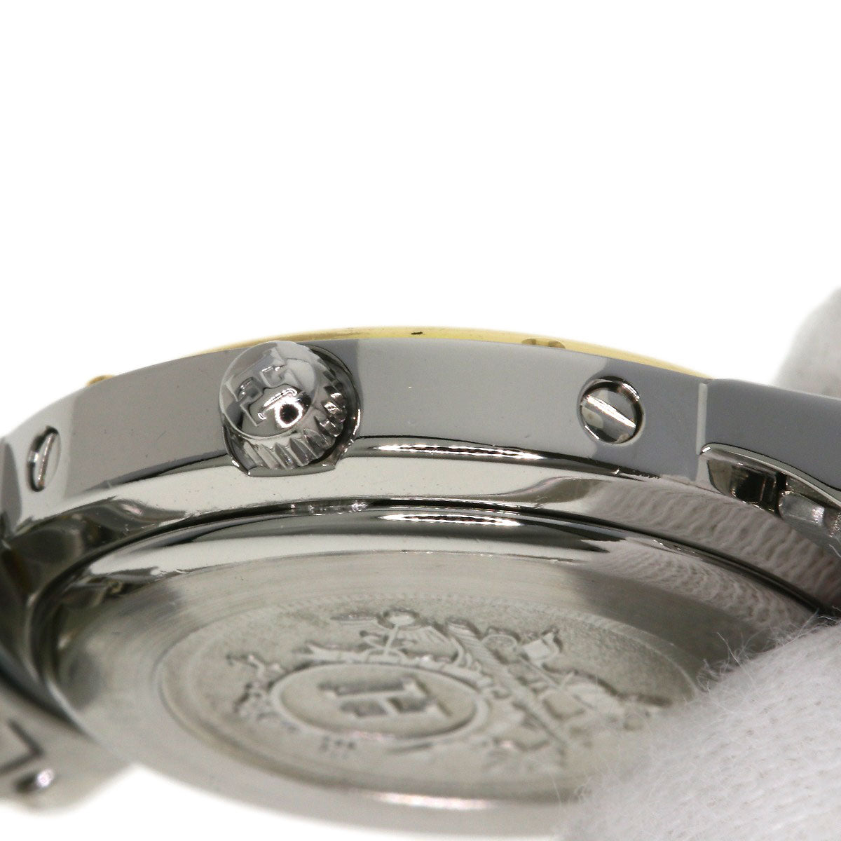 HERMES Clipper Watches CL4.220 Stainless Steel/SSxGP Ladies