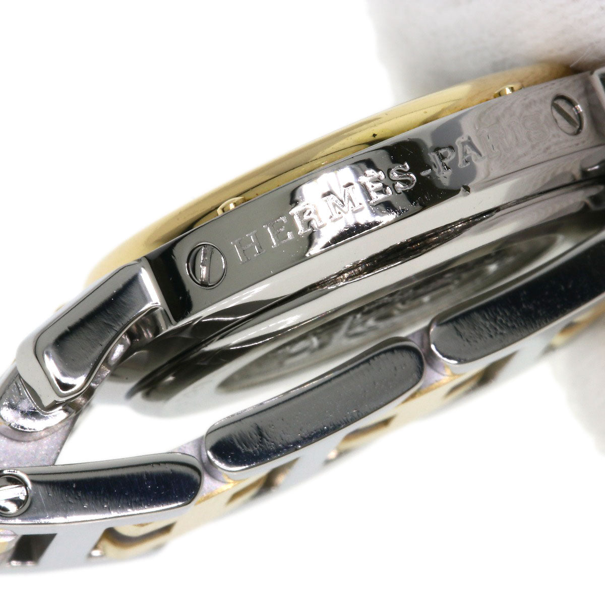 HERMES Clipper Watches CL4.220 Stainless Steel/SSxGP Ladies