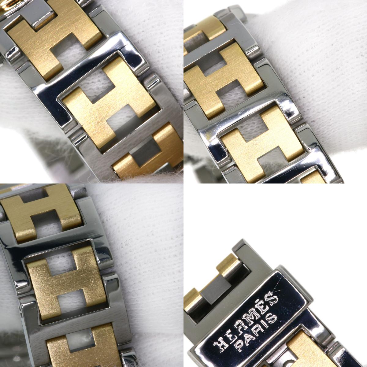 HERMES Clipper Watches CL4.220 Stainless Steel/SSxGP Ladies