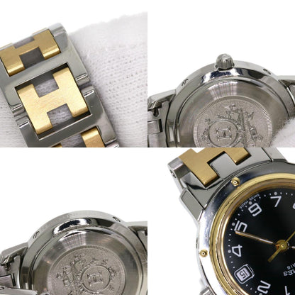 HERMES Clipper Watches CL4.220 Stainless Steel/SSxGP Ladies