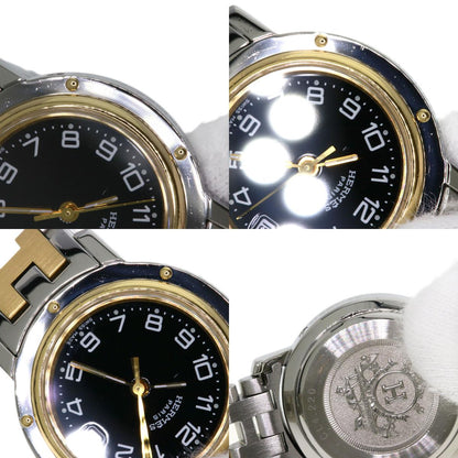 HERMES Clipper Watches CL4.220 Stainless Steel/SSxGP Ladies
