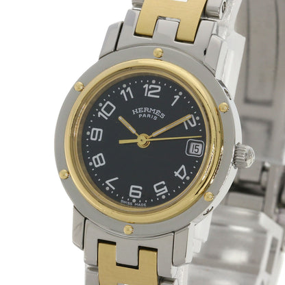 HERMES Clipper Watches CL4.220 Stainless Steel/SSxGP Ladies