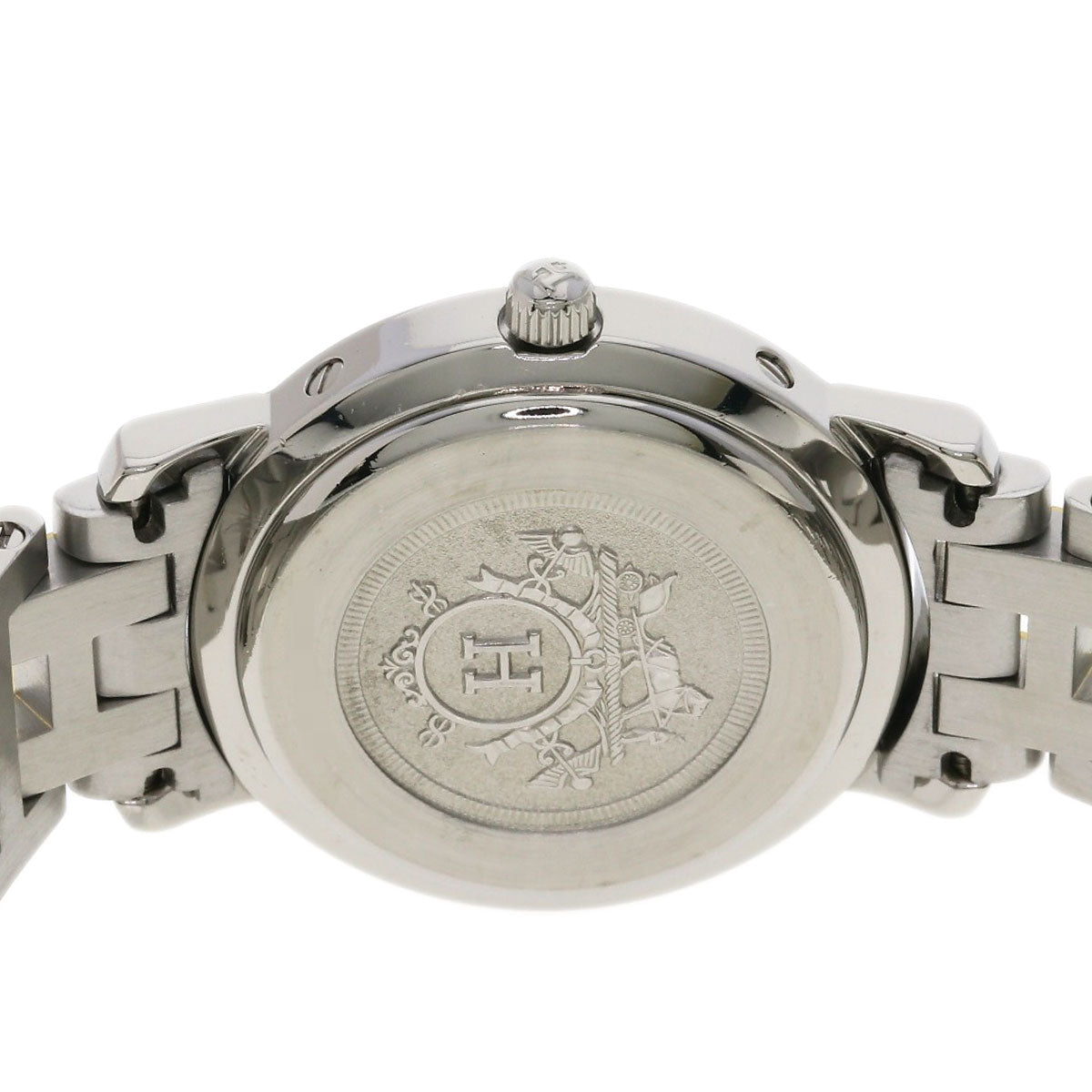 HERMES Clipper Watches CL4.220 Stainless Steel/SSxGP Ladies