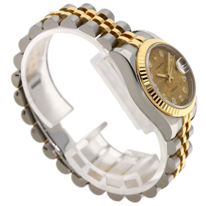 ROLEX DATEJUST 10P Diamond Watches 179173G Stainless Steel/SSxK18YG Ladies