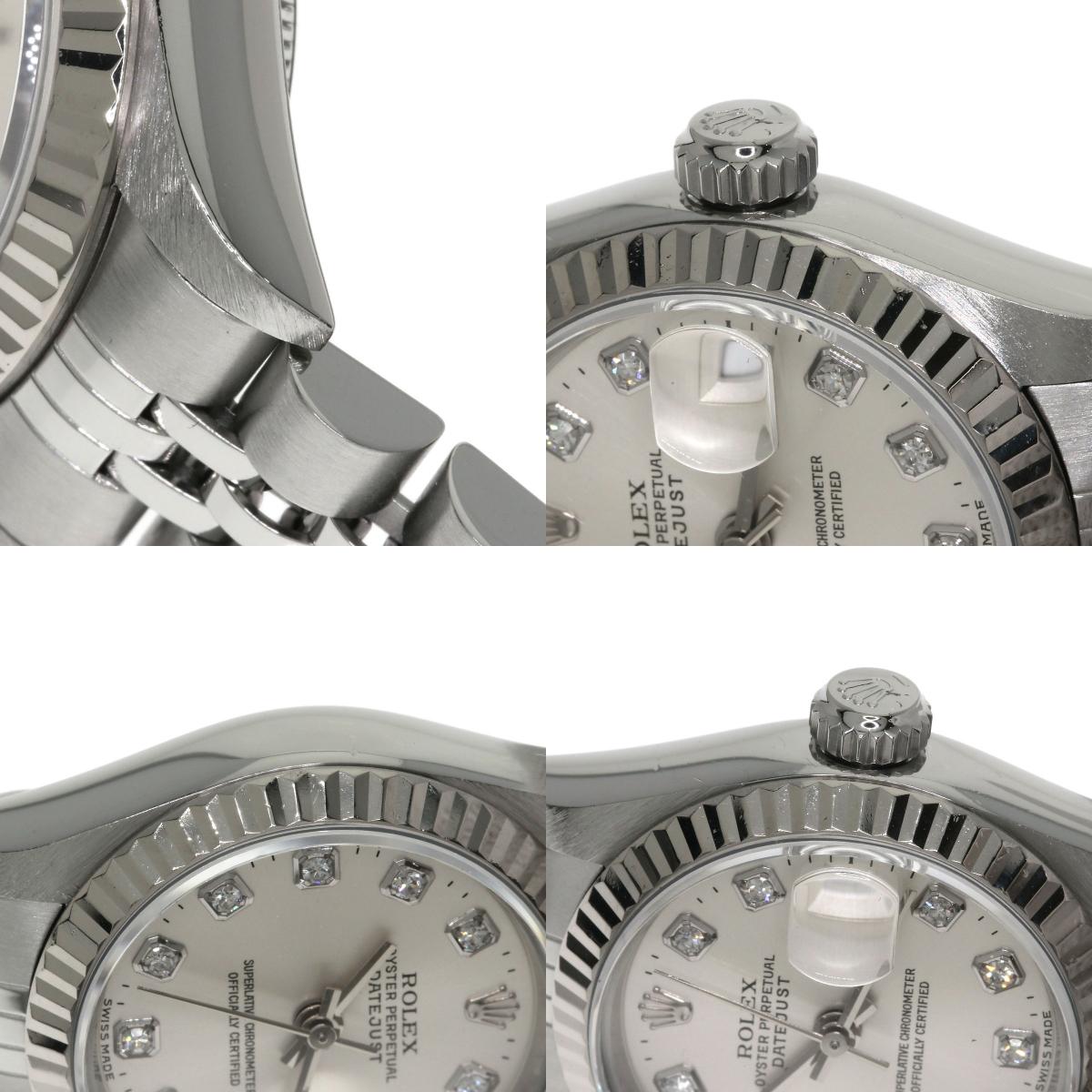 ROLEX DATEJUST 10P Diamond Watches 69174G Stainless Steel/Stainless Steel Ladies