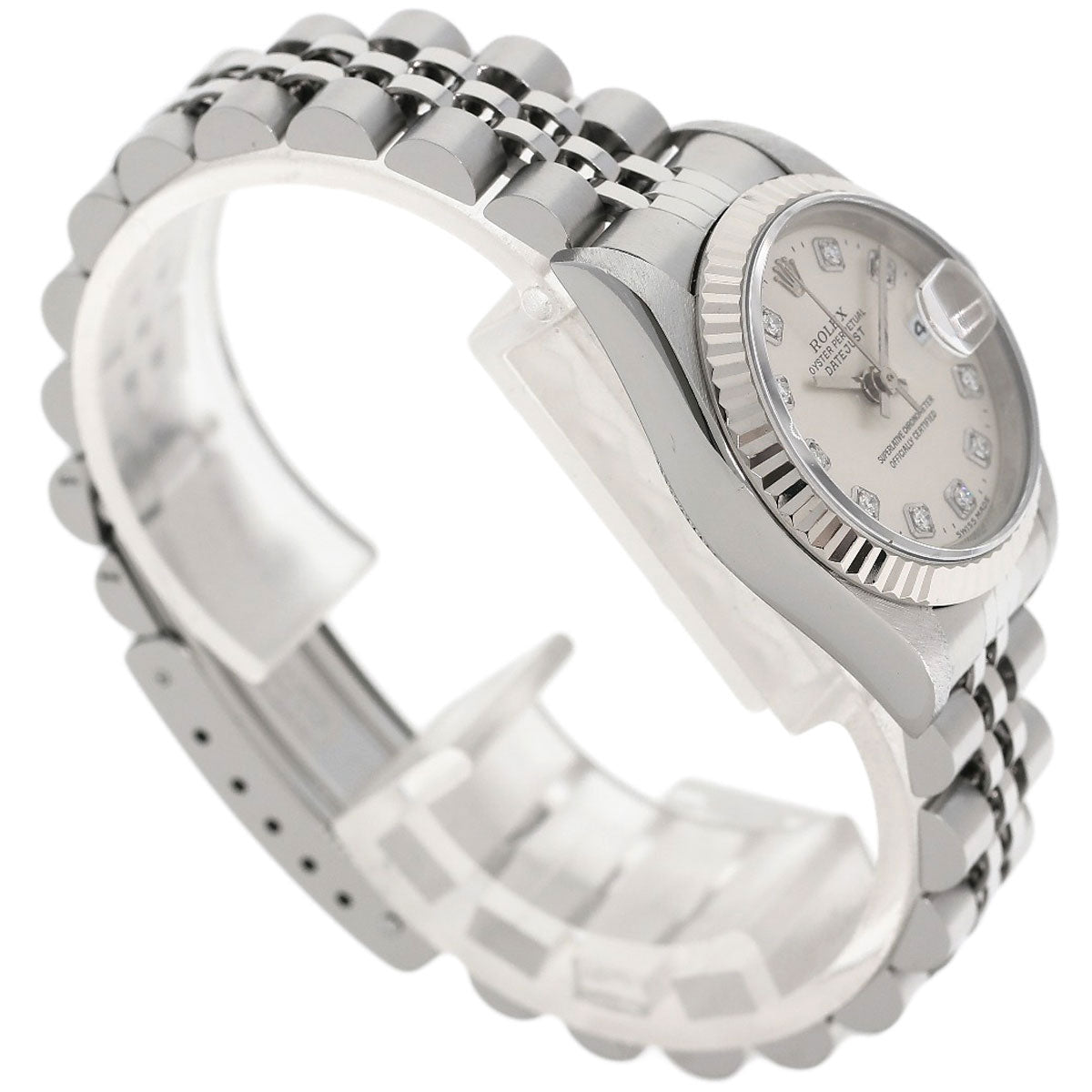 ROLEX DATEJUST 10P Diamond Watches 69174G Stainless Steel/Stainless Steel Ladies
