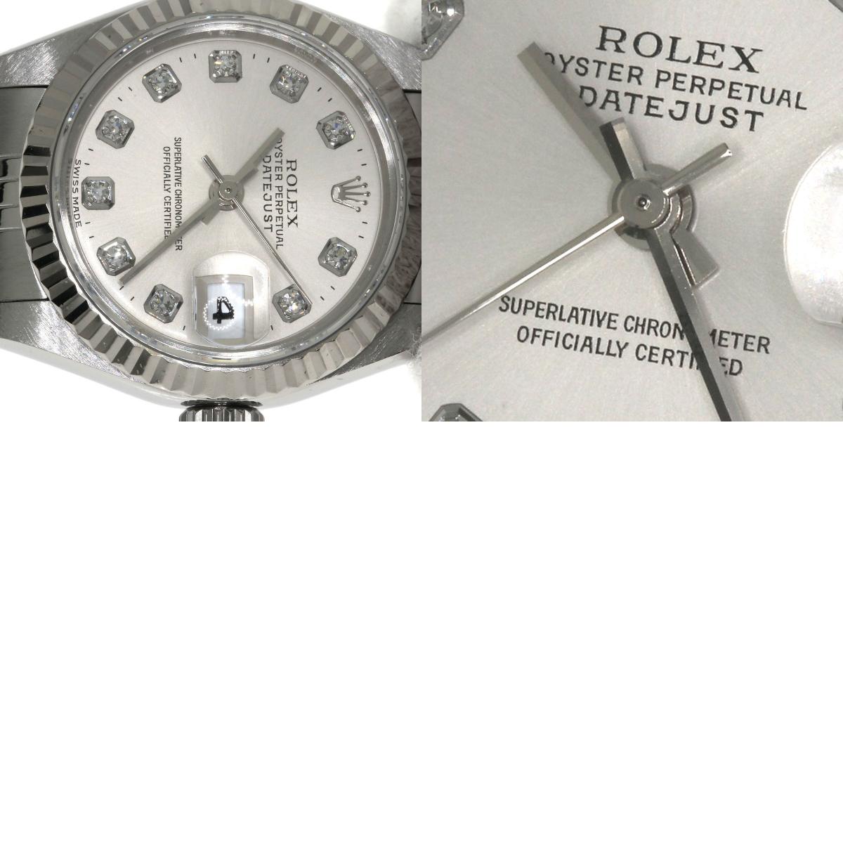 ROLEX DATEJUST 10P Diamond Watches 69174G Stainless Steel/Stainless Steel Ladies