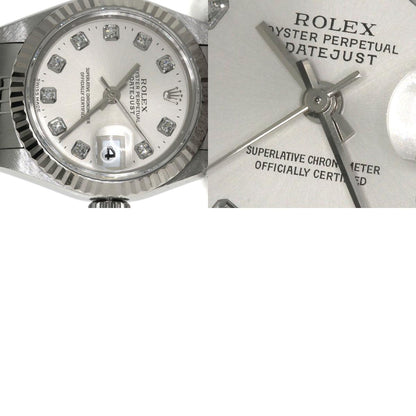 ROLEX DATEJUST 10P Diamond Watches 69174G Stainless Steel/Stainless Steel Ladies