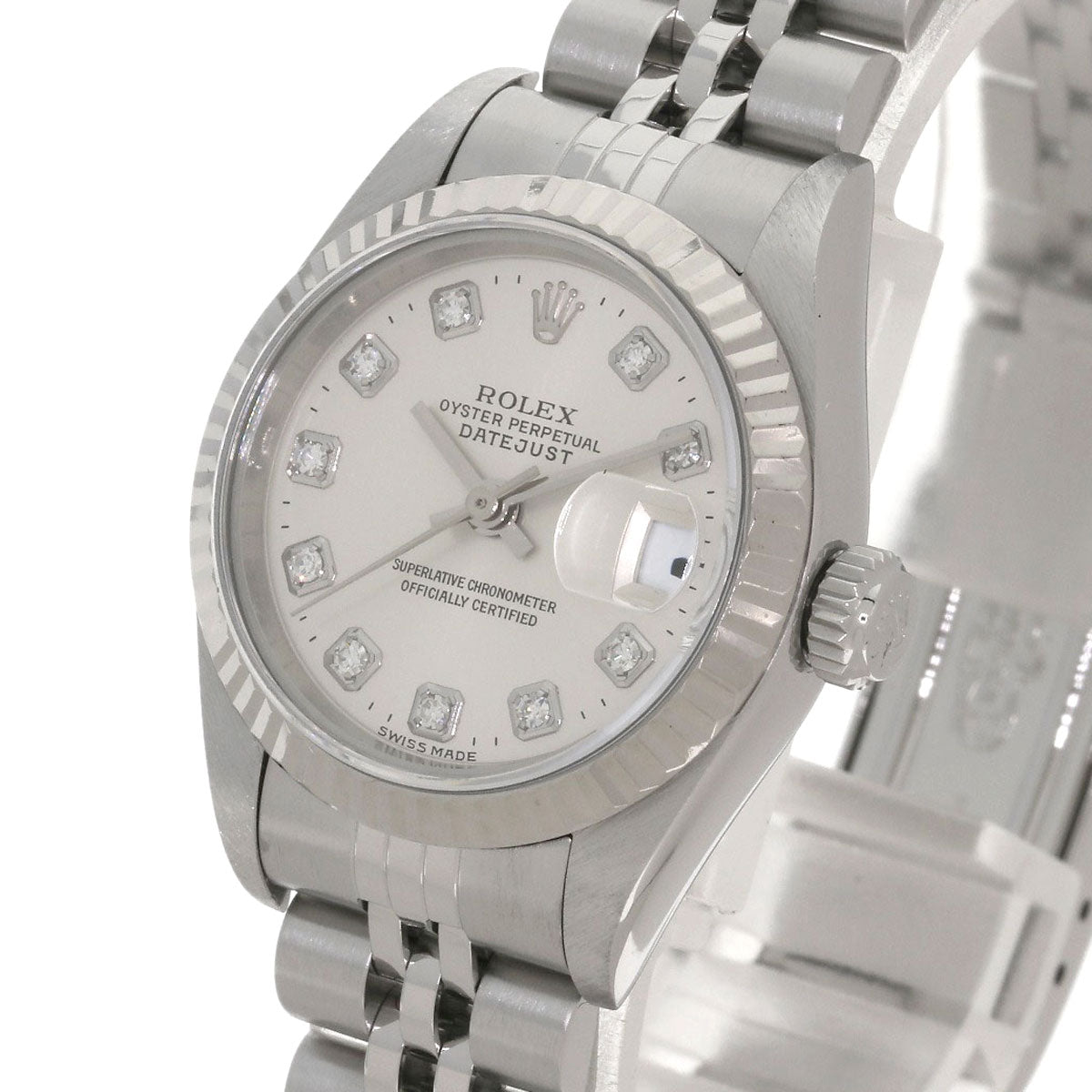 ROLEX DATEJUST 10P Diamond Watches 69174G Stainless Steel/Stainless Steel Ladies