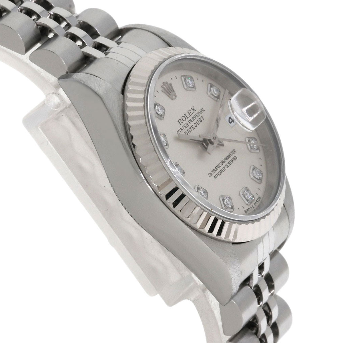 ROLEX DATEJUST 10P Diamond Watches 69174G Stainless Steel/Stainless Steel Ladies