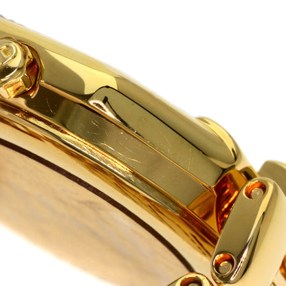 CHRISTIAN DIOR Octagon Watches D48-153 Gold Plated/Gold Plated Ladies