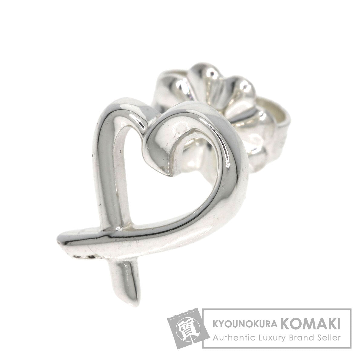 TIFFANY&Co. Mini Loving Heart (Single Earring Only) earring Silver Ladies [Used]