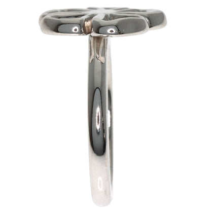 TIFFANY&Co. Open flower Ring Silver Ladies [Used]