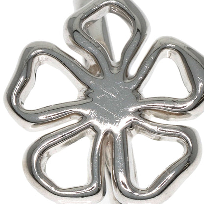 TIFFANY&Co. Open flower Ring Silver Ladies [Used]
