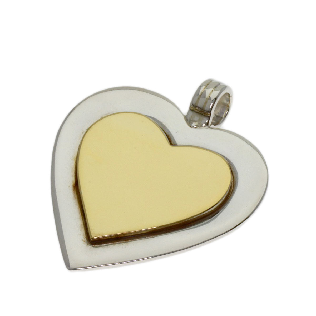 TIFFANY&Co. heart Pendant top K18 Yellow Gold SVLadies [Used]