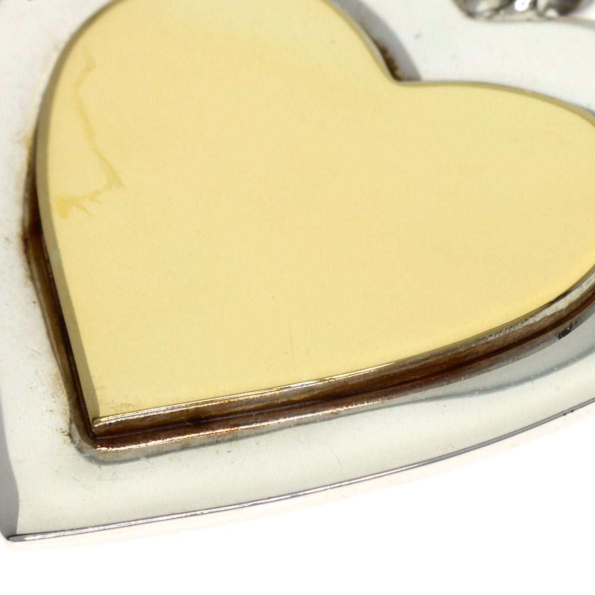 TIFFANY&Co. heart Pendant top K18 Yellow Gold SVLadies [Used]