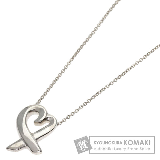 TIFFANY&Co. Loving heart Necklace Silver Ladies [Used]
