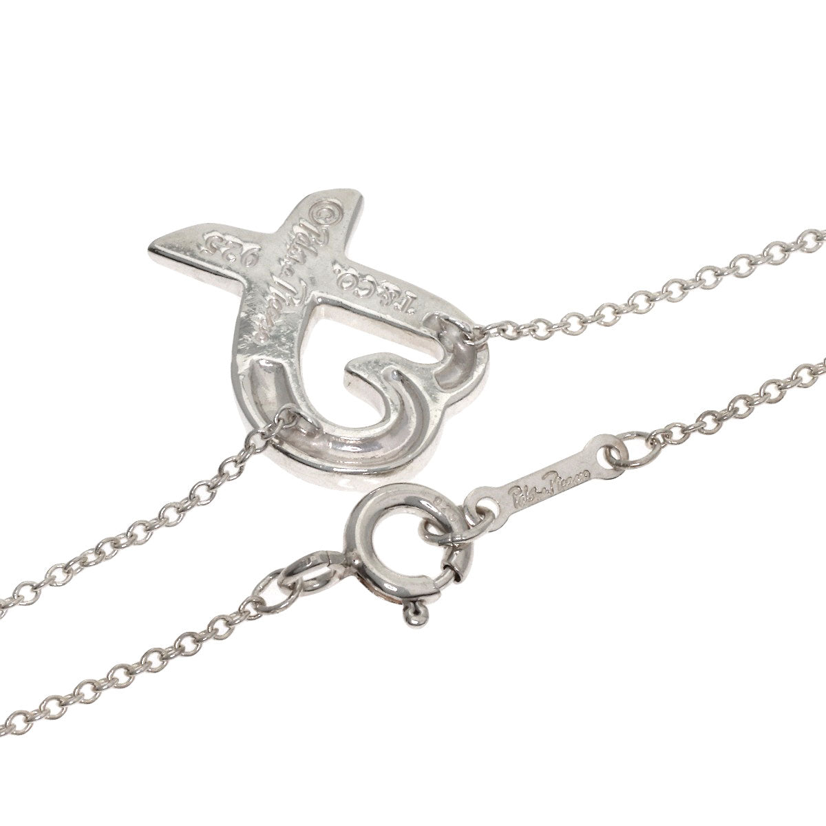 TIFFANY&Co. Loving heart Necklace Silver Ladies [Used]