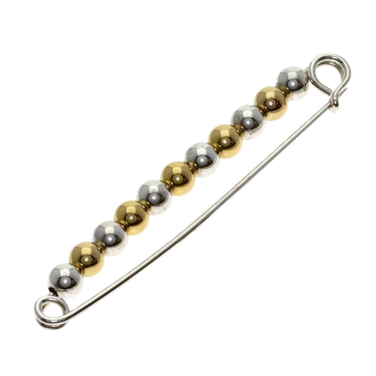 TIFFANY&Co. Ball combination Brooch Silver K14 Yellow GoldLadies [Used]