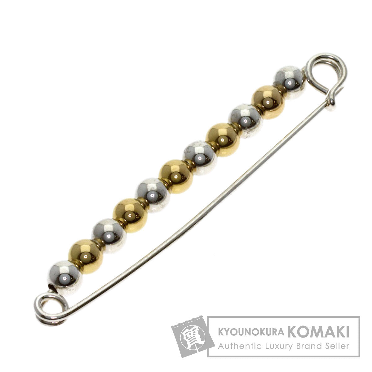 TIFFANY&Co. Ball combination Brooch Silver K14 Yellow GoldLadies [Used]