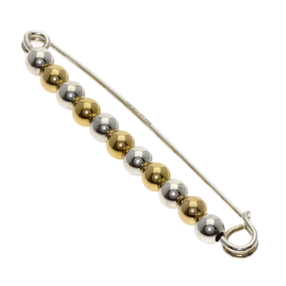 TIFFANY&Co. Ball combination Brooch Silver K14 Yellow GoldLadies [Used]
