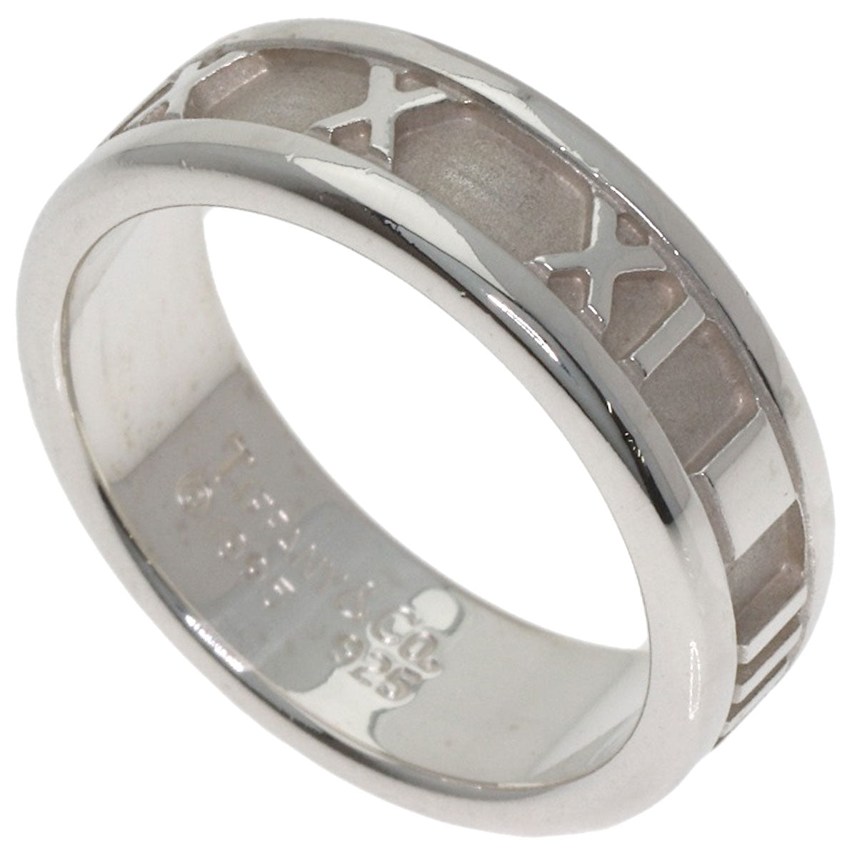TIFFANY&Co. Atlas Ring Silver Ladies [Used]