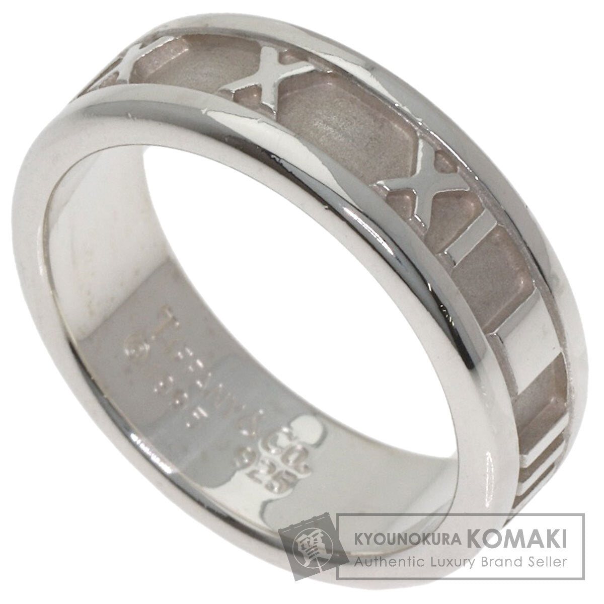 TIFFANY&Co. Atlas Ring Silver Ladies [Used]