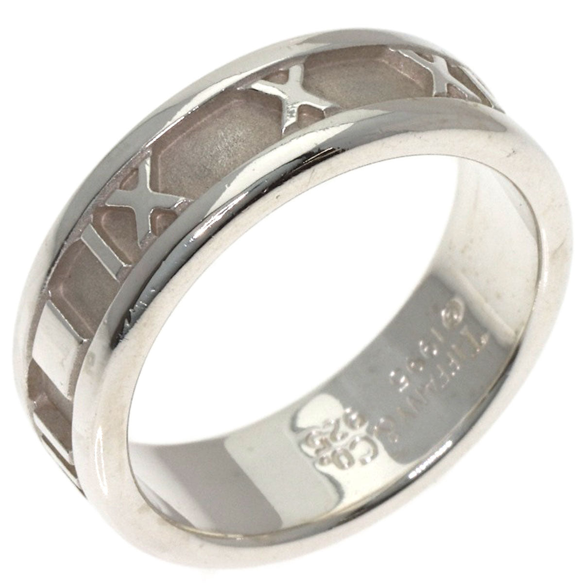 TIFFANY&Co. Atlas Ring Silver Ladies [Used]