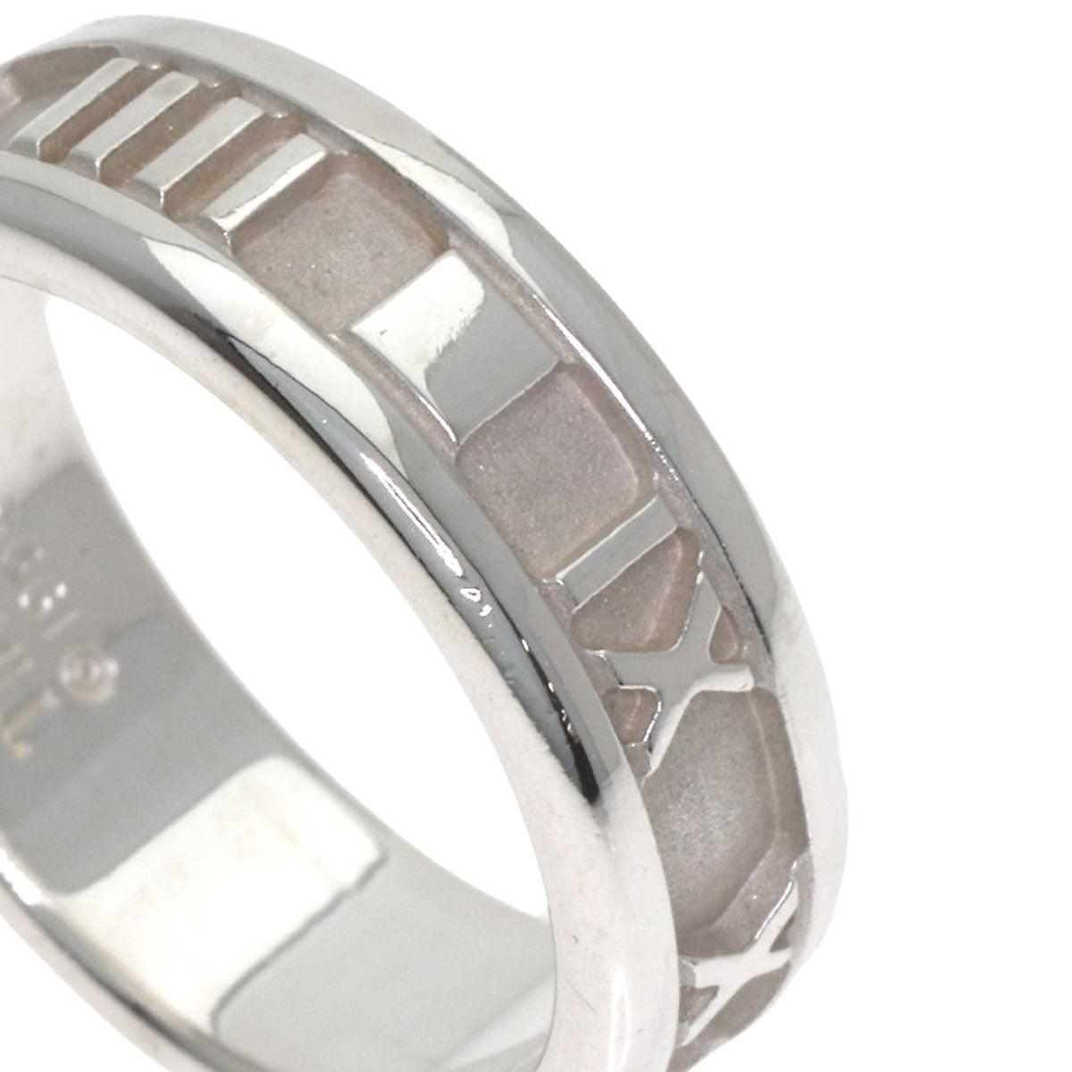 TIFFANY&Co. Atlas Ring Silver Ladies [Used]
