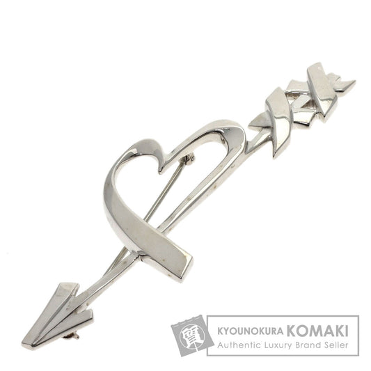 TIFFANY&Co. Heart arrow Brooch Silver Ladies [Used]