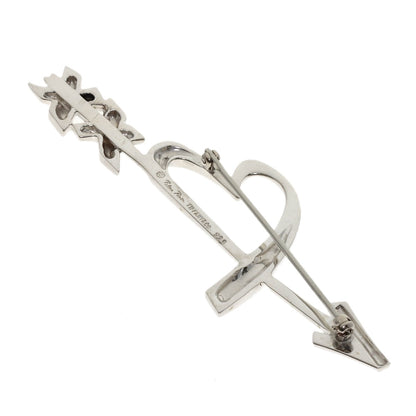 TIFFANY&Co. Heart arrow Brooch Silver Ladies [Used]