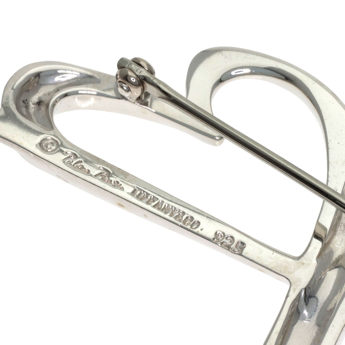 TIFFANY&Co. Heart arrow Brooch Silver Ladies [Used]