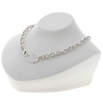TIFFANY&Co. Return to TIFFANY&Co. Oval Tag Necklace Silver Ladies [Used]
