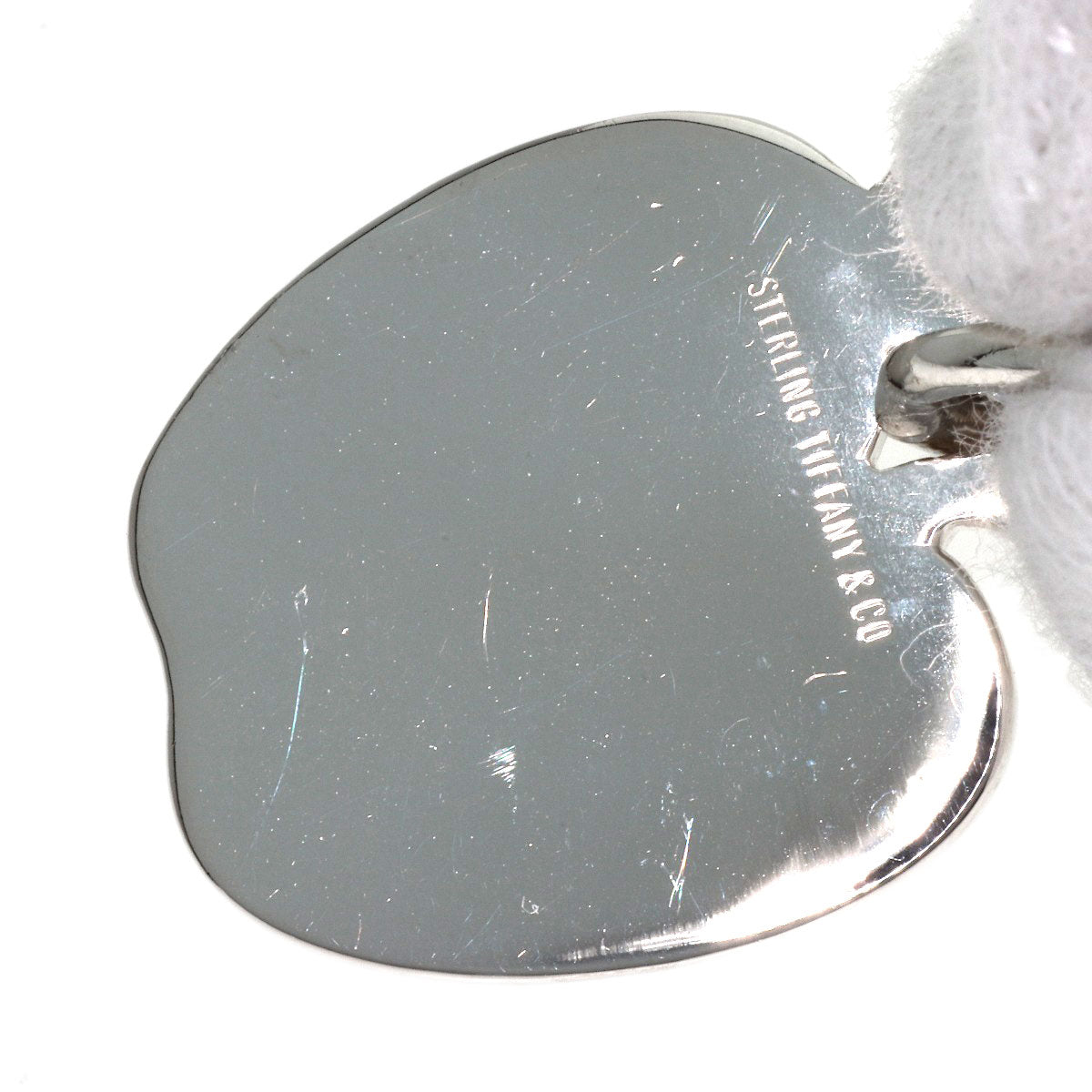 TIFFANY&Co. Apple motif Pendant top Silver Ladies [Used]
