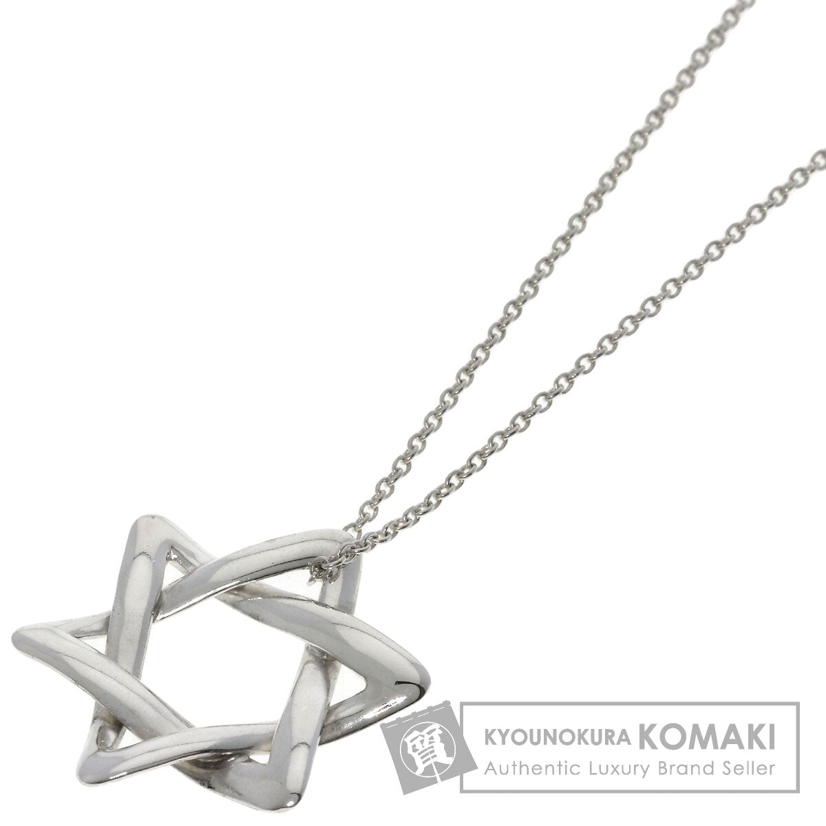 TIFFANY&Co. Star of david Necklace Silver Ladies [Used]